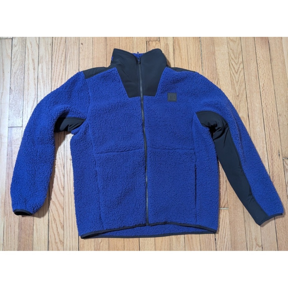 Under Armour Men's Legacy Sherpa Full-Zip Jacket Blue/Black Size M